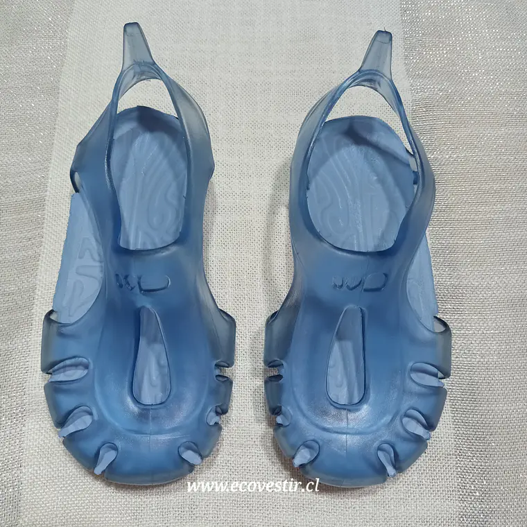 Sandalias Piscina infantil Nabaiji Celeste Talla 24 5