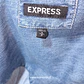 Blusa Mujer Denim  Express Azul Talla S - Miniatura 5