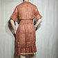 Vestido Mujer Midi Translúcido Terracota Yasholia Talla XS - Miniatura 4
