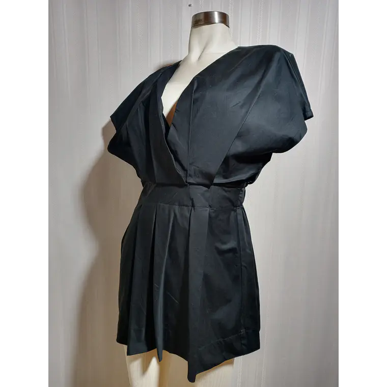 Vestido Corto Semiformal Negro Zara Talla M  1