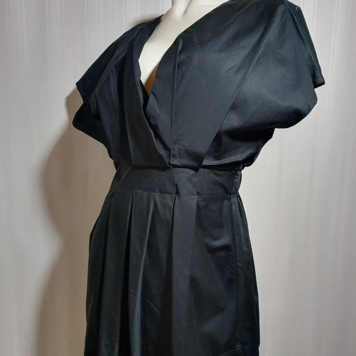 Vestido Corto Semiformal Negro Zara Talla M  1