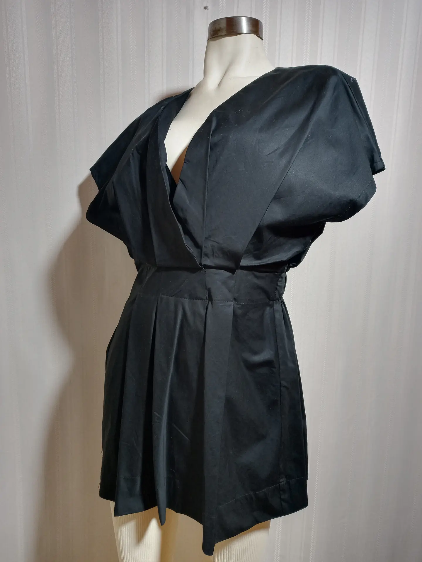 Vestido Corto Semiformal Negro Zara Talla M  1