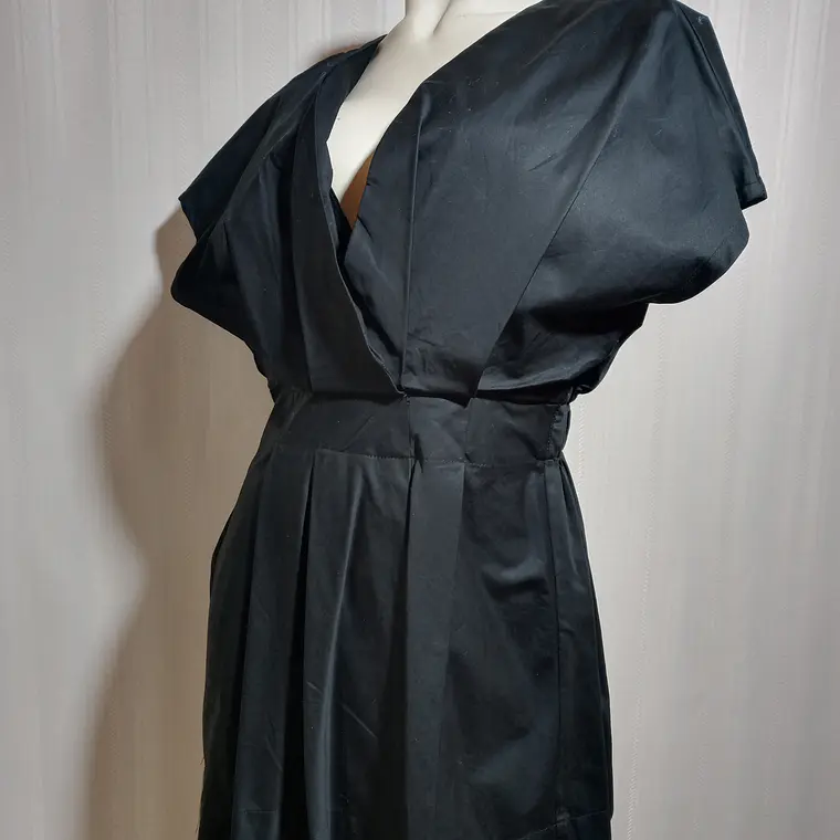 Vestido Corto Semiformal Negro Zara Talla M  1