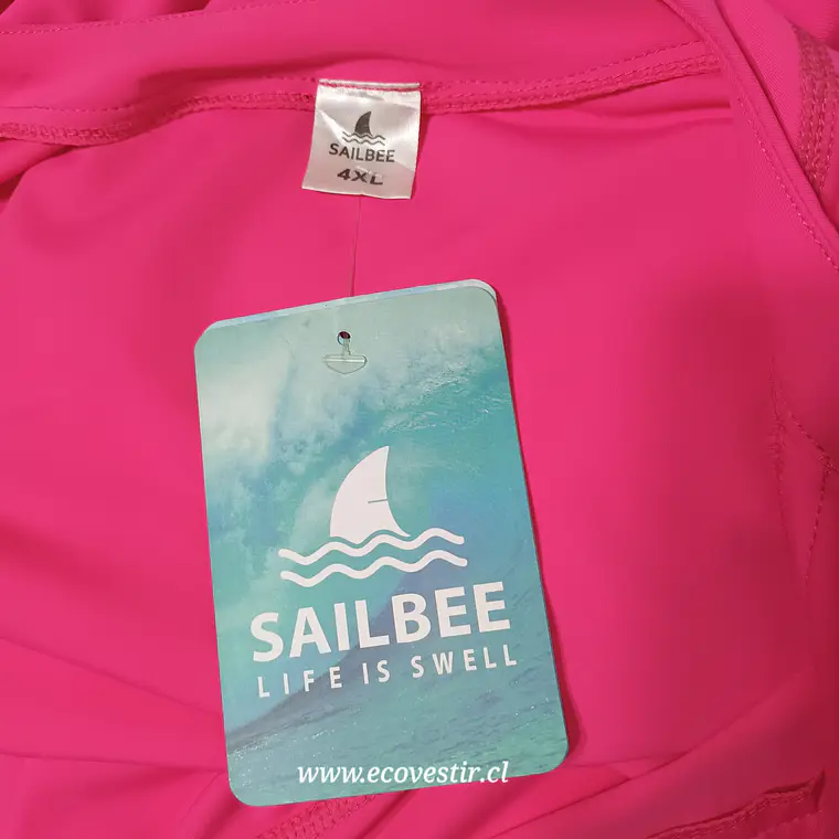 Vestido Acuático Sailbee Color Fucsia Talla 4XL 7