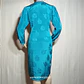 Vestido Cruzado Midi Billy Jack Fortter Azul Turquesa Talla 7-8 - Miniatura 4