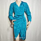 Vestido Cruzado Midi Billy Jack Fortter Azul Turquesa Talla 7-8 - Miniatura 1