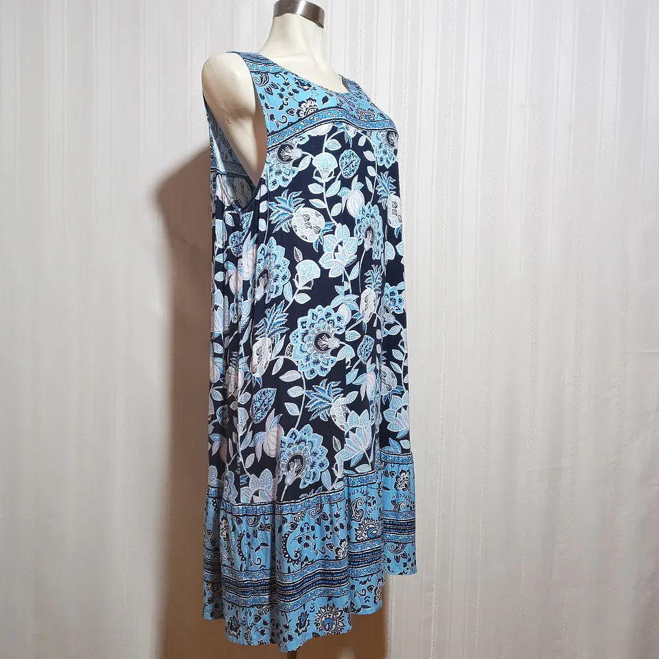 Vestido Mujer Floral Multicolor Loft Talla 16-18 1