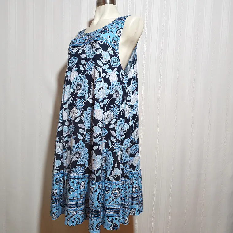 Vestido Mujer Floral Multicolor Loft Talla 16-18 2