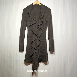 Cardigan Mujer Verde Musgo Free | Quent Talla L