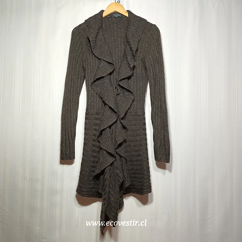 Cardigan Mujer Verde Musgo Free | Quent Talla L