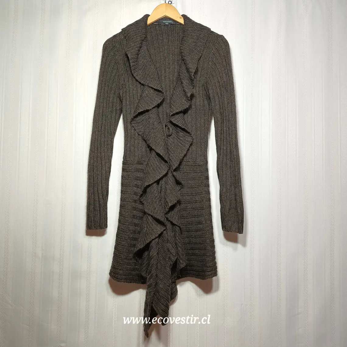 Cardigan Mujer Verde Musgo Free | Quent Talla L 1