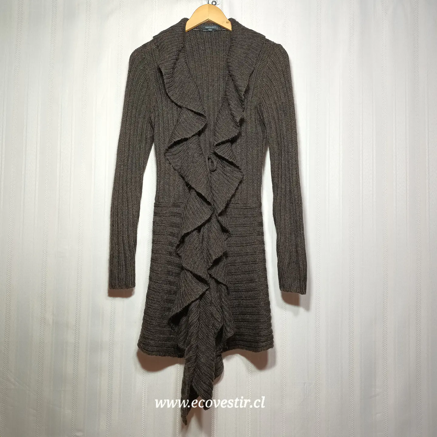Cardigan Mujer Verde Musgo Free | Quent Talla L 1
