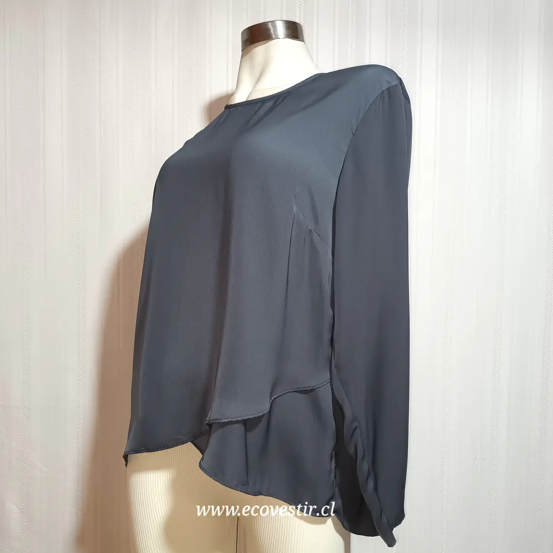 Blusa Mujer Gris H&M Talla 44 3
