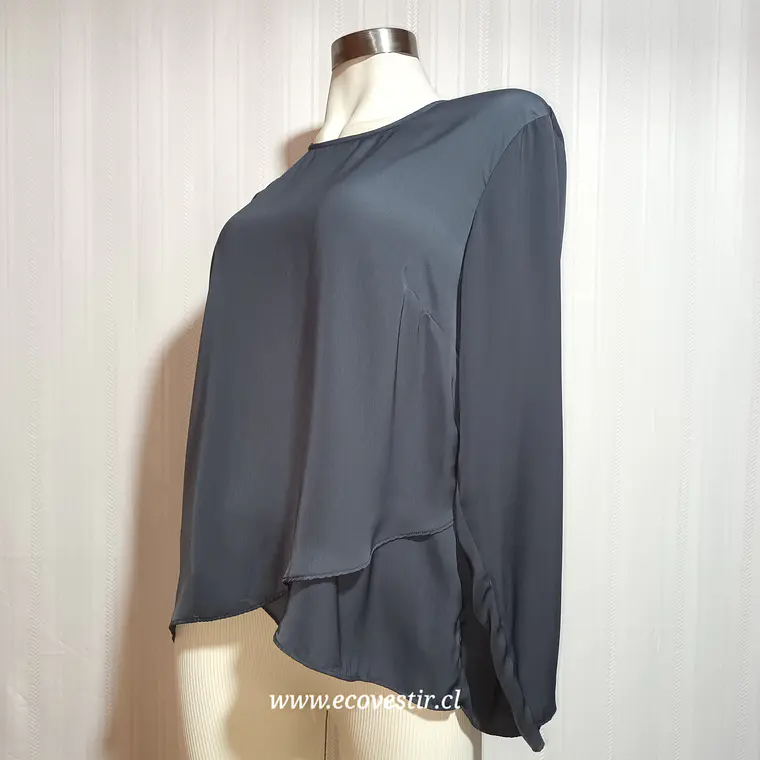 Blusa Mujer Gris H&M Talla 44 3