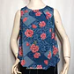 Blusa Sin Manga Floreada Today Azul Talla M - Miniatura 2