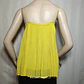 Top Plisado de Tirantes Massimo Dutti Amarillo Talla 38  - Miniatura 4