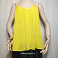 Top Plisado de Tirantes Massimo Dutti Amarillo Talla 38  - Miniatura 2
