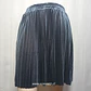 Falda Plisada de Terciopelo Gris ICHI - Talla M - Miniatura 2