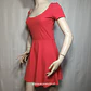 Vestido Mujer Rojo Manga Corta Stradivarius Talla M - Miniatura 3