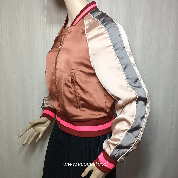 Chaqueta Bomber Mujer DIVIDED H&M Multicolor Talla 42 3