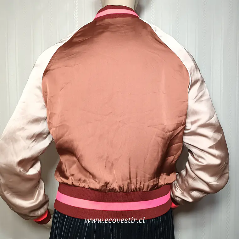 Chaqueta Bomber Mujer DIVIDED H&M Multicolor Talla 42 4