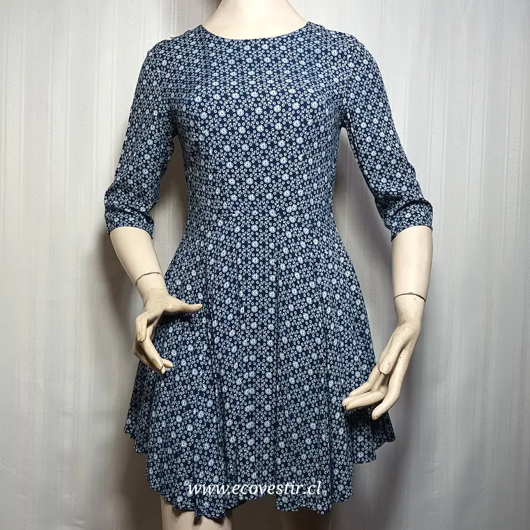 Vestido Corto Azul Estampado Floral Lili & Lala - Talla S  2
