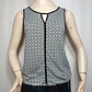  Blusa Olse Gris Estampada Sin Mangas | Talla 40 Poliamida - Miniatura 1