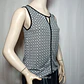  Blusa Olse Gris Estampada Sin Mangas | Talla 40 Poliamida - Miniatura 2