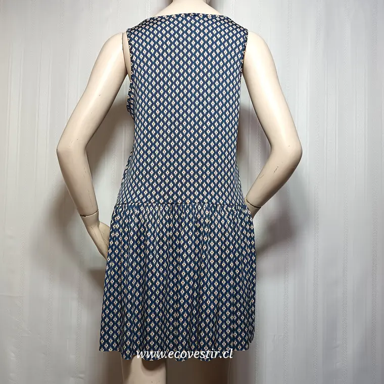 Vestido Corto Sin Mangas Estampado Pull & Bear - Talla L 4