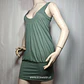 Vestido Mini Drapeado Verde Oliva Stig P Lyocell 100%   - Miniatura 3