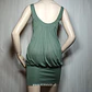 Vestido Mini Drapeado Verde Oliva Stig P Lyocell 100%   - Miniatura 4