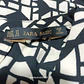  Blusa Zara Basic con Estampado Geométrico Blanco y Negro Talla M  - Miniatura 5
