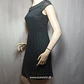 Vestido H&M Negro con Lunares Talla 36 - Miniatura 3
