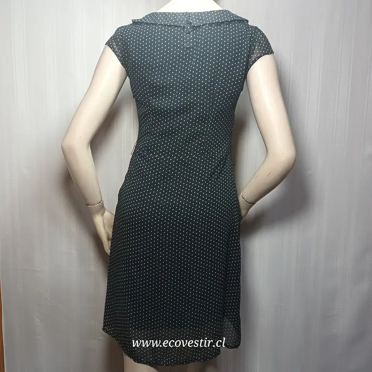 Vestido H&M Negro con Lunares Talla 36 4