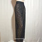 Pantalón Mujer Encaje Traslucido Negro Talla 33 - Miniatura 1