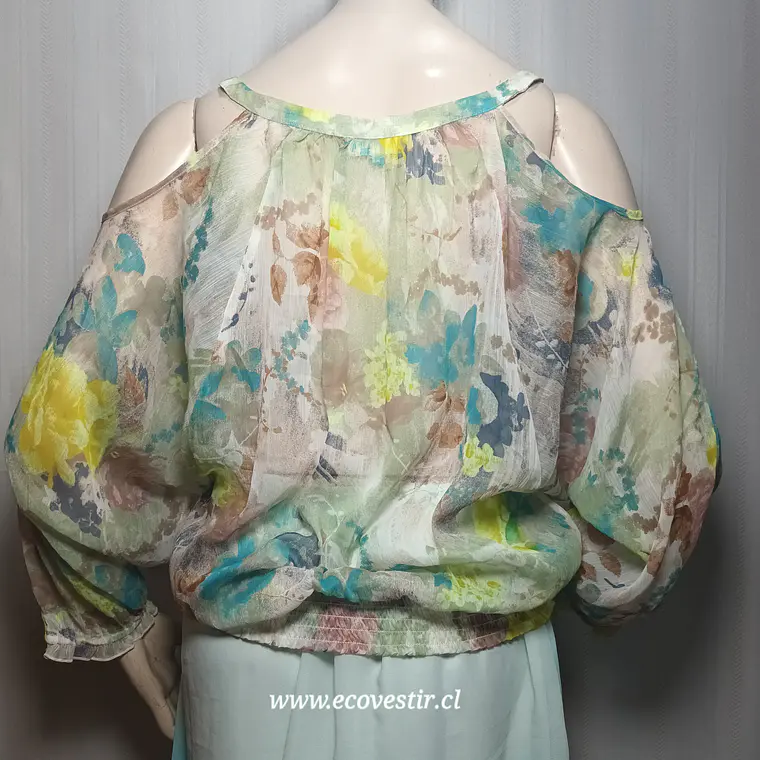 Blusa Estampado Floral Mujer Dept Talla L | EcoVestir 4