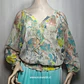 Blusa Estampado Floral Mujer Dept Talla L | EcoVestir - Miniatura 2