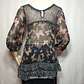 Blusa Transparente de Mariposas Atmosphere - Talla 40 | EcoVestir - Miniatura 4