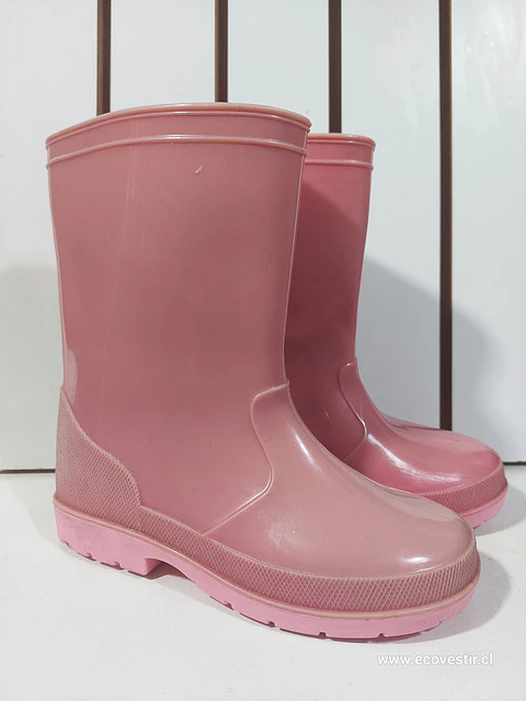 Botin de Agua Niña Rosado Talla 31