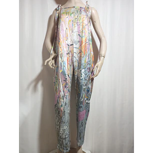 Enterito Largo Estampado Multicolor SHEIN CURVE Talla XL
