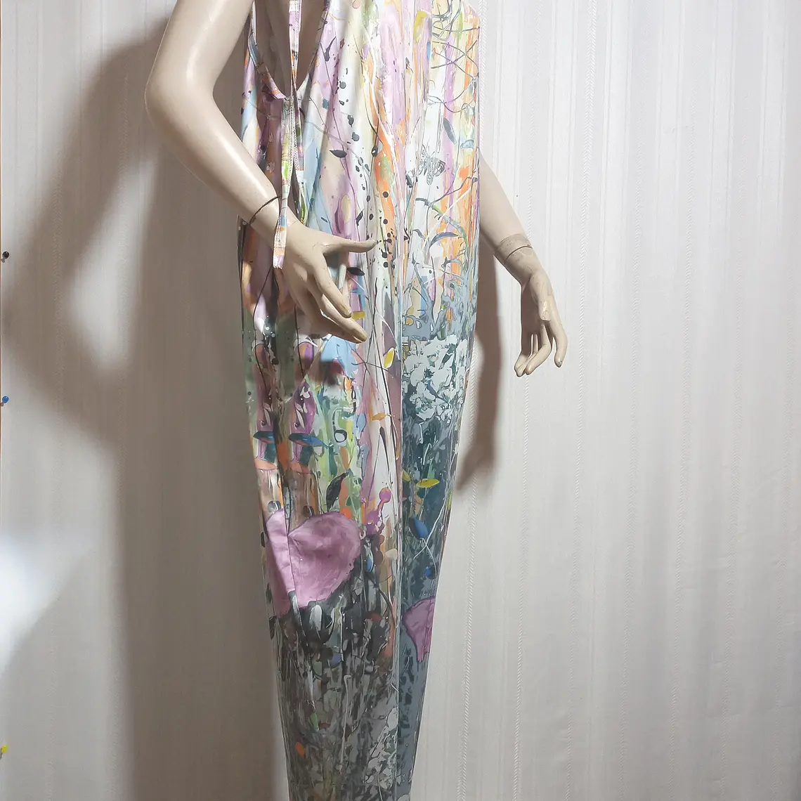 Enterito Largo Estampado Multicolor SHEIN CURVE Talla XL 2