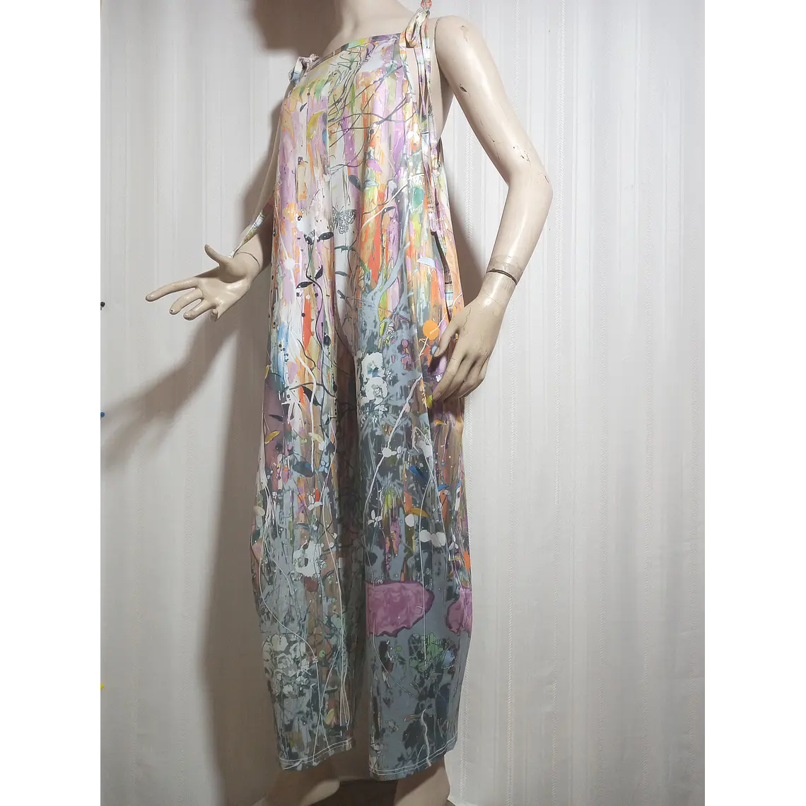 Enterito Largo Estampado Multicolor SHEIN CURVE Talla XL 3