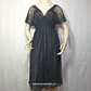 Vestido de Fiesta Negro Pedro del Hierro | Talla 40 | Elegancia en Encaje y Pedrería - Miniatura 5