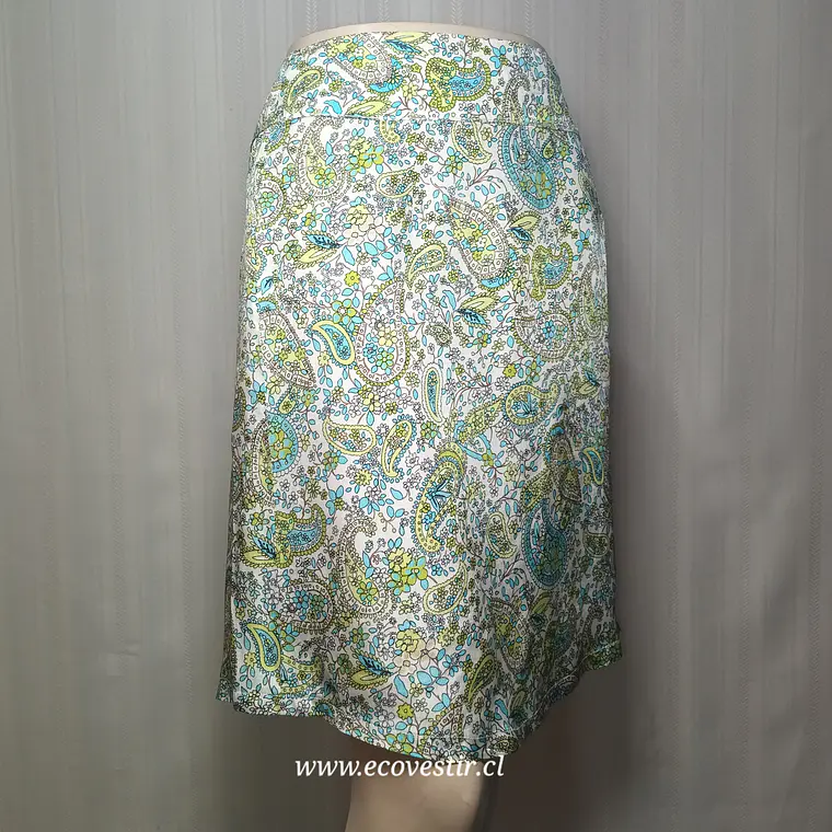 Falda Midi con Estampado de Cachemira 2