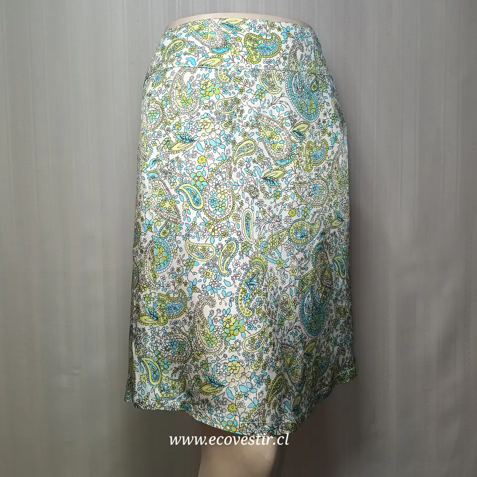 Falda Midi con Estampado de Cachemira 2