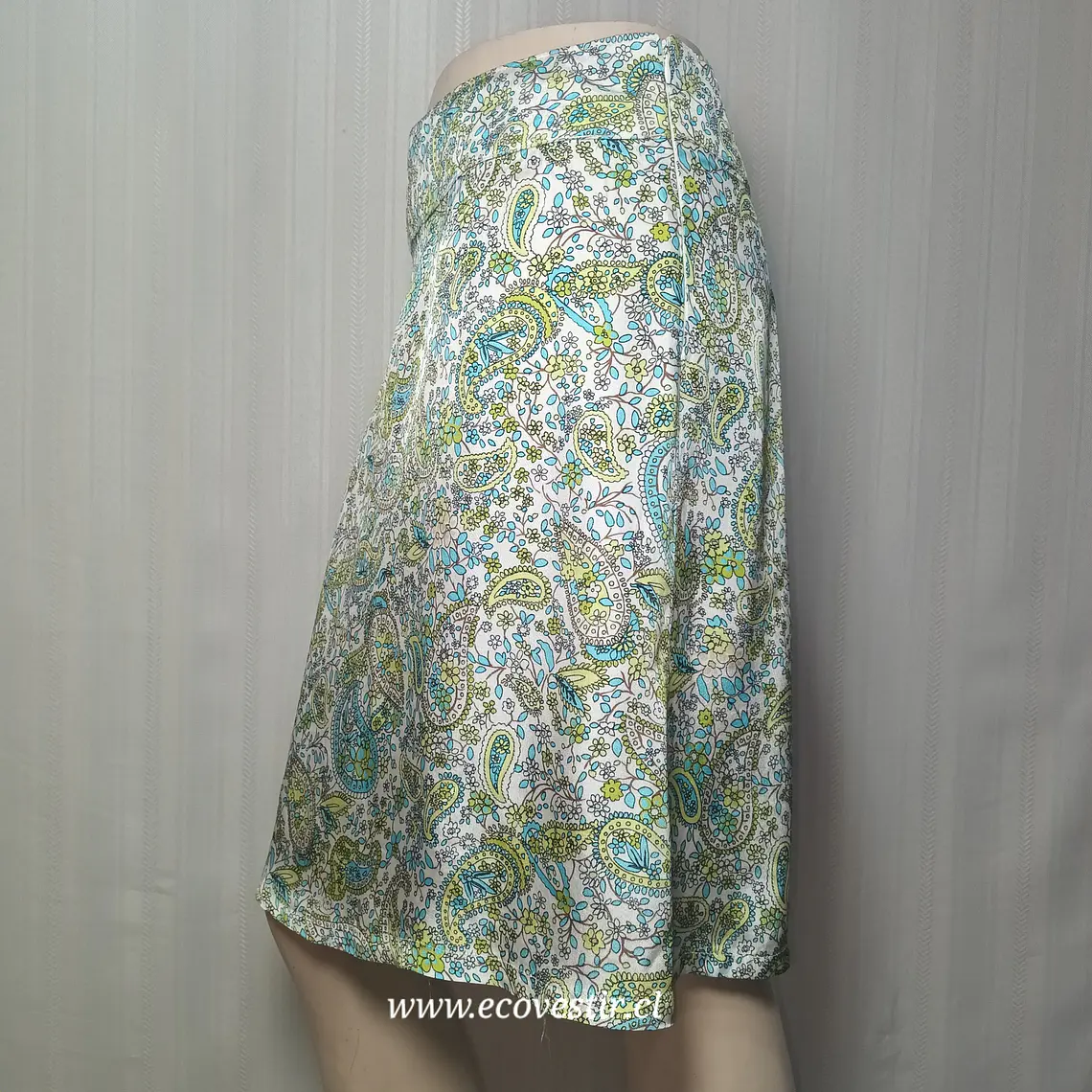 Falda Midi con Estampado de Cachemira 3