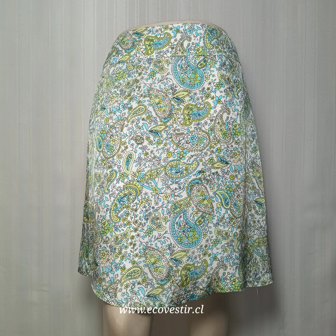 Falda Midi con Estampado de Cachemira 4