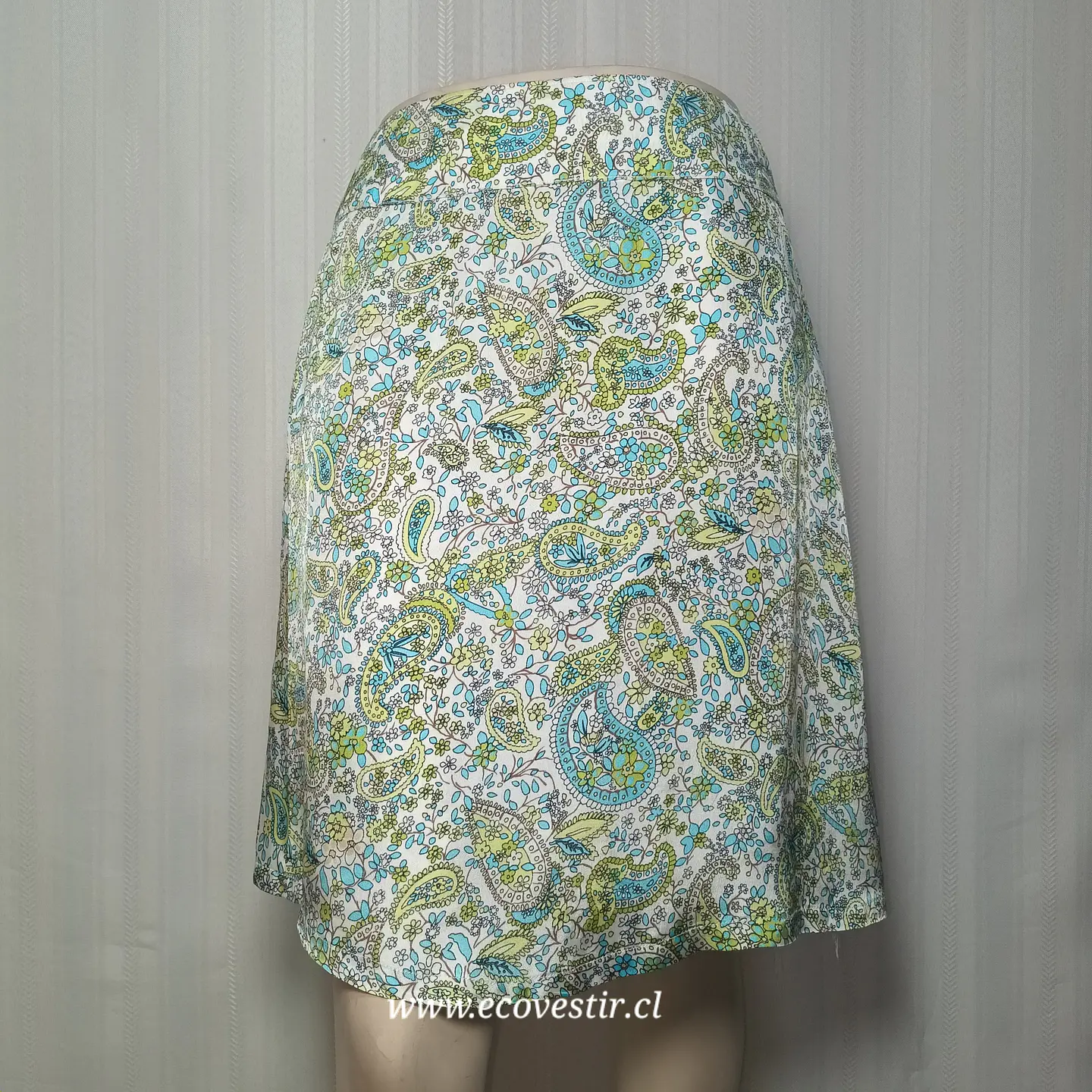 Falda Midi con Estampado de Cachemira 4