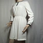 Vestido Corto Zara Basic Blanco Marfil Talla M - Miniatura 3