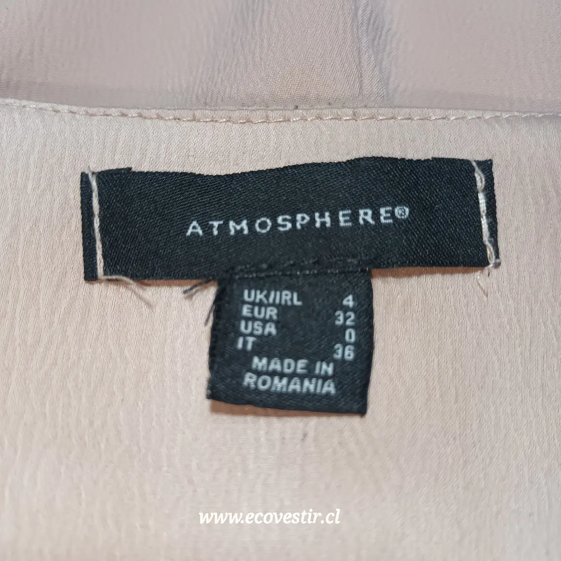Enterito Corto Romper Atmosphere  Palo Rosa Talla 32 5